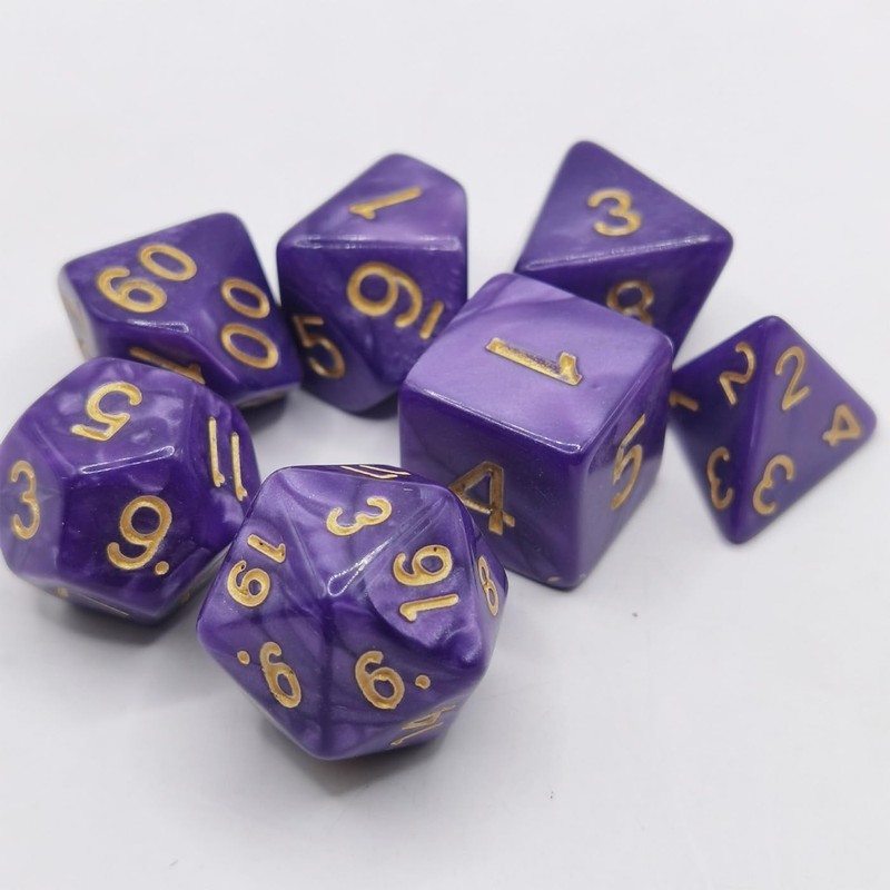 HUIKKJP Dice Polyhedral Dice Dice Set 3 Colors 21pcs D20