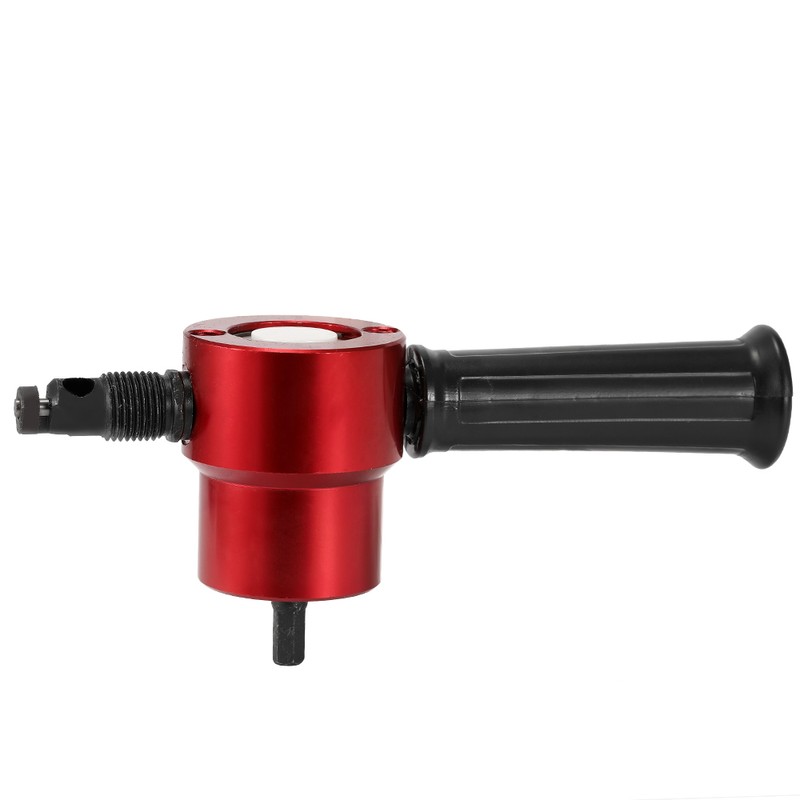 Double-headed Sheet Metal Nibbler Cutter 360 Degree Adjustable Drill Attachment