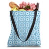 Turquoise Blue Mediterranean Spanish Azulejo Tile Pattern Tote Bag