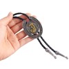 GelConnie Mens Bolo Tie Cowboy Tie Leather Necktie Western Letter