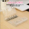 Sticker Notebook, Clear, Includes 20 Sheets, A6 Size, Glitter Design,