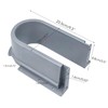 Under Sink Basin U Shaped Pipe Covers, Cutout Plastic Cover