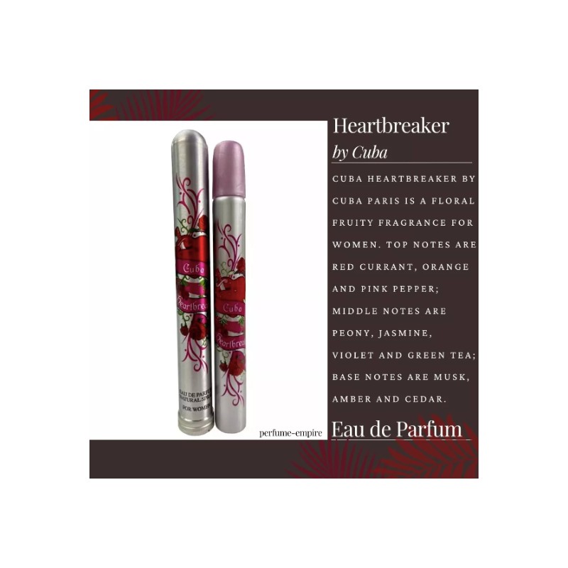 Cuba Heartbreaker by Cuba perfume for women EDP 1.17 oz