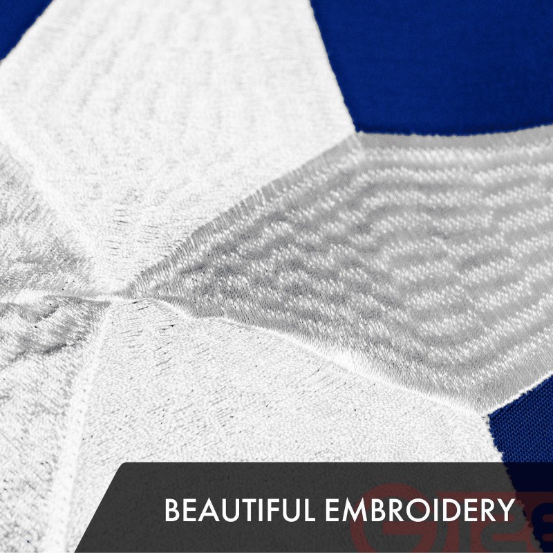 G128 Combo Pack: USA American Flag 3x5 Ft Embroidered Stars