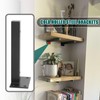 HSEAMALL 4PCS Shelf Brackets Heavy Duty Floating Shelf Brackets 6