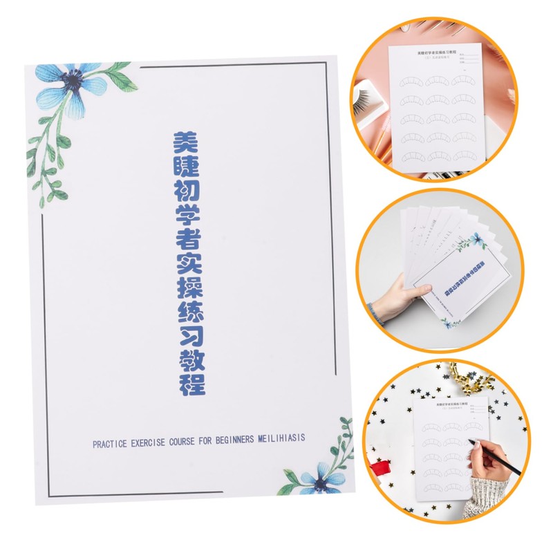 FOMIYES Beginner's Eyelash Extension Kit Lash Mapping Chart Lash Application