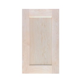ONESTOCK Unfinished Maple Shaker Cabinet Door Front Replacement - 17.5W x 22.5H | Ready to Paint or Stain | Solid Wood | Cabinet Door Replacement