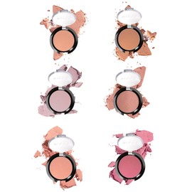Set/Kit Rubor Blush en Polvo Para Rostro Bissú Nuevo (6 pzas)