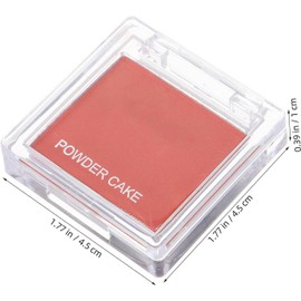 Rubor en Polvo Natural Orgánico Acabado Mate, Fácil de Aplicar y Paleta para Maquillaje Ruborizado Look Natural para Estudiantes
