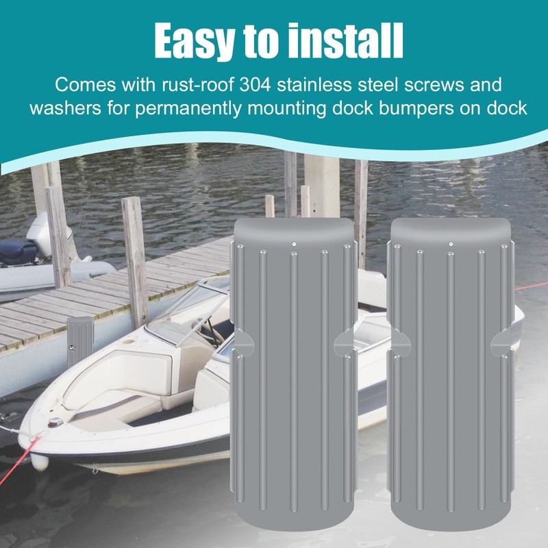 Dock Bumper Fender, Inflatable Protection - Heavy Duty Boat Dock