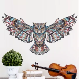 DaraBaby Vinil Decorativo Búho Volando Multi Color Estancia -034