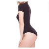Yo!zor Womens Short Sleeve Cap Bodysuit Black Size 8-10 Small
