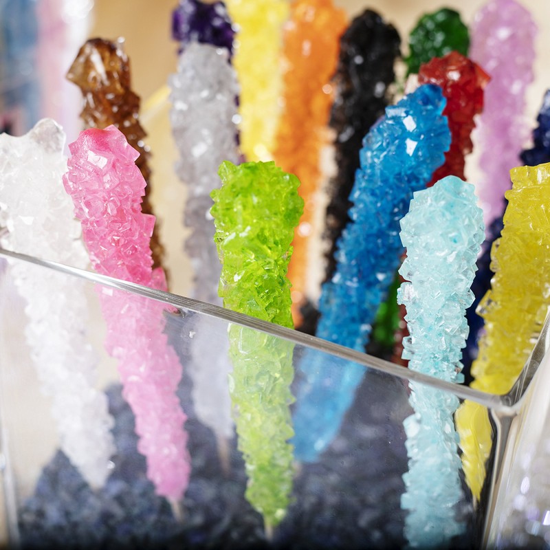 36 Extra Large Assorted Rock Candy Sticks: Espeez - Candy
