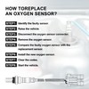 HISports Front Lambda Sensor O2 Sensor A0035426918 0258017014 Compatible with