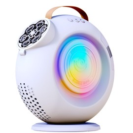 FORALS Snail Bubble Machine - 90°/360° Rotating Automatic Bubble Blower, Rechargeable Portable Bubble Machine with LED Light - Ideal for 3-12 Kids Birthday Gifts, Outdoor Parties and Weddings