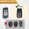 CTRINEWS for Chevy Key Fob Cover with Carbon Fiber Style