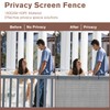 SUNNY GUARD 2.5/2.6/3/3.3/4/5/6/8 Balcony Privacy Screen Fence, Apartments Railing, Heavy