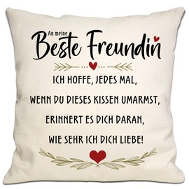 Bommex Aunt Gift I Hope Every Time You Hug This Cushion It Reminds You How Much I Love You Aunt Cushion Cover Mother's Day Birthday (Aunt)