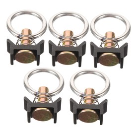 LABRIMP 5Pcs Tie Down Fitting with Sturdy for Secure Equipment Hanging Compatible with Shaped Tracks for Audio and Lighting Accessories