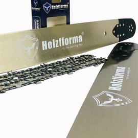 Farmertec Holzfforma Pro 28 Inch Bar & Full Chisel Chain Combo 3/8 .058 92DL Compatible With Husqvarna 61 66 262 266 268 272 281 288 362 365 372 385 390 394 395 480 562 570 575