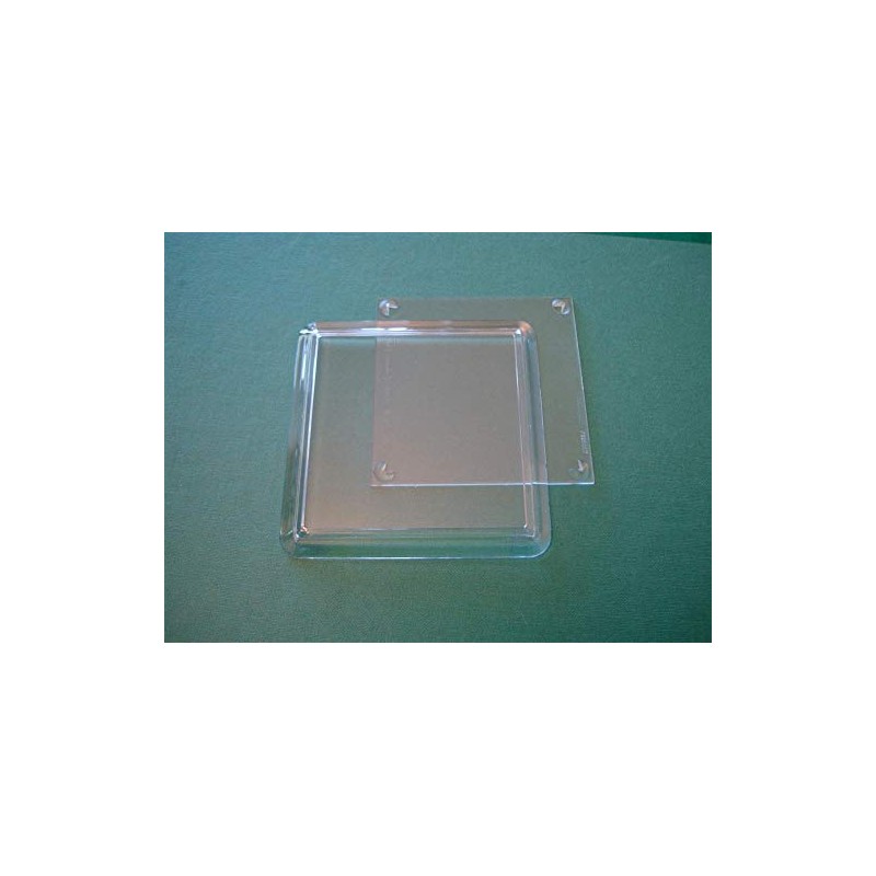 5 Acrylic Clear Round Plastic Coasters and 5 Acrylic Clear