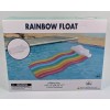Creative Home Inflatable Rainbow & Cloud Pool Float Raft 63.75"