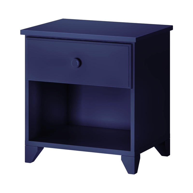 Max & Lily Classic Wood Nightstand with 1 Drawer, Kids