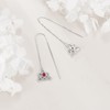 VONALA Celtic Threader Earrings 925 Sterling Silver Irish Knot Dangling
