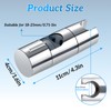 wadafen Shower Head Holder Replacement, Adjustable 18-25 mm Shower Holder