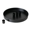 BOLTZE Margo Candlestick Round Black 25 cm (Pack of 1)