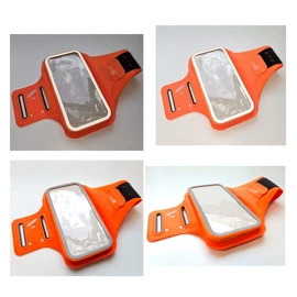DFV mobile - Professional Cover Chinlon-Lycra Ultra-Thin Armband Sport Walking Running Fitness Cycling Gym for Meitu T8 - Orange