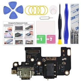 Charging Port Replacement Kit Compatible with Moto G Stylus 2022 5G US Version, Dock Board USB-C Connector Only for Moto G Stylus 2022 5G XT2215, with Instruction Manual, Toolkit