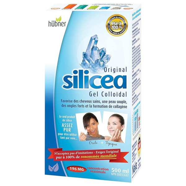 Hubner Silicea Gel, Anti-Aging Silica Colloidal Gel, Hair, Skin, Nails (65% Off Exp Apr/24 FInal Sale), 200ml (Unlfavoured)