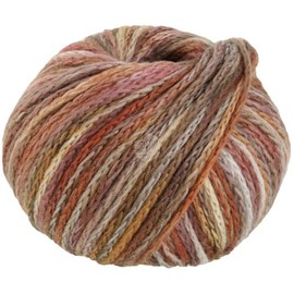 LANA GROSSA Cool Merino Big Colour Voluminous Chain Yarn Made of Classic Merino Wool, Hand Knitting Yarn Made of 90% Virgin Wool (Merino) and 10% Polyamide, 50 g Wool for Knitting and Crocheting, 90 m