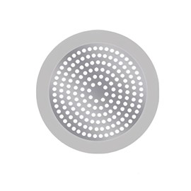 Shower Drain Hair Catcher 3.5 inch Small, Bathroom Sink Hair Stopper Sink Drain Cover Fliter Weighted Stainless and Silicone Shield (3.5 in)