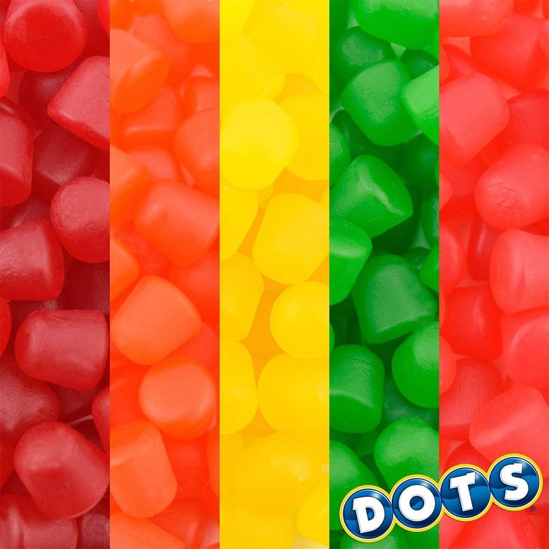 Tootsie Dots Assorted Fruit Gumdrops 6.5 oz.