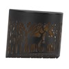 Outdoor Wall Light Solar Powered Wall Mounted Plastic and Iron