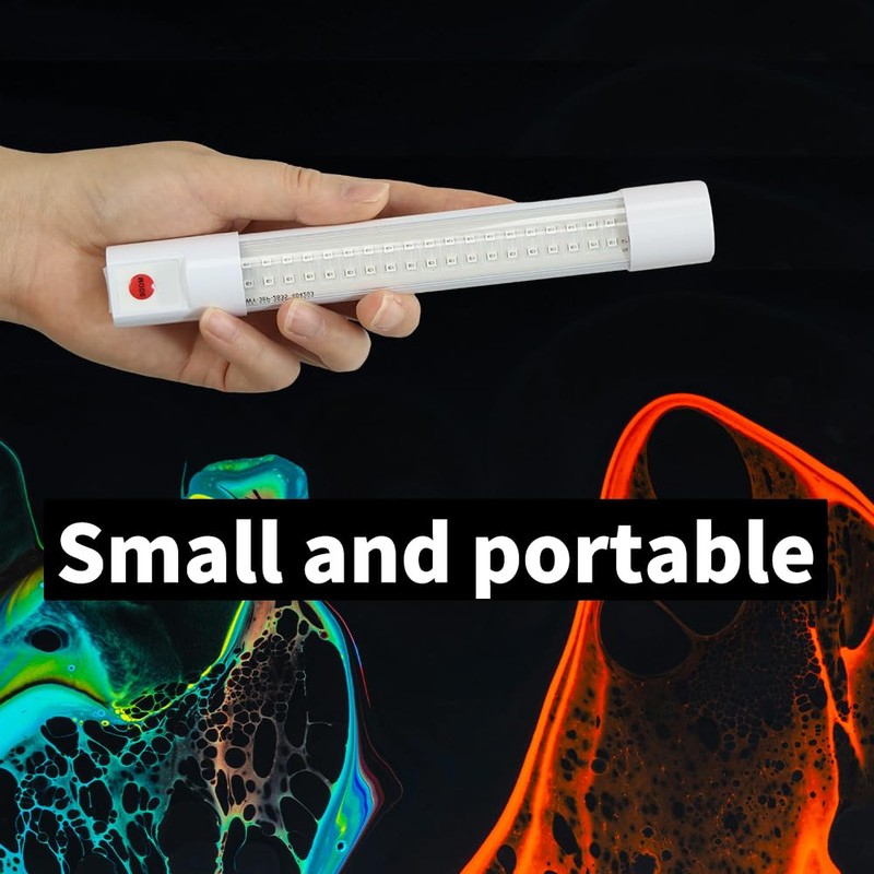 Black Light Rechargeable Battery Operated - Small Portable Black Light