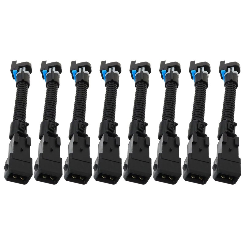 Vicue 8Pcs LS1 LS6 LT1 EV1 Injector Harness, Pigtails for