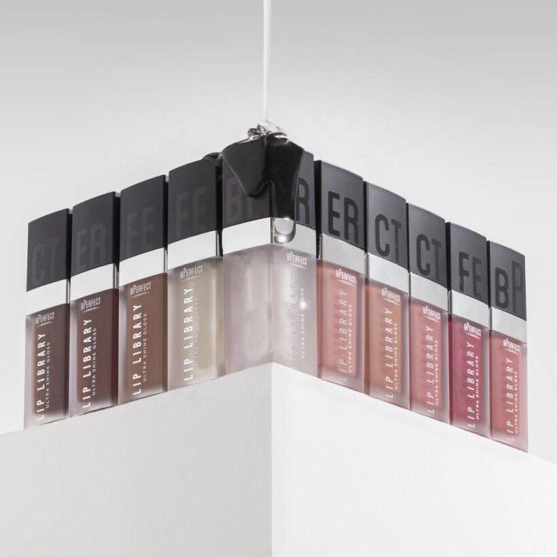 BPerfect Lip Library Lip Gloss – High-Shine Hydrating Gloss with