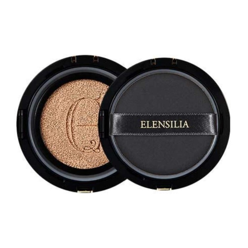 Elensilla 엘렌실라 24시간 하루종일 밀찰력&지속력 에센스 커버 쿠션 프리미엄 블랙쿠션