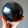 Basalt Sphere Lava Black Protection Crystal Ball 2.0-2.25 inch