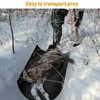 Deer Drag Sleds Multi Purpose Portable Tear Resistant Thickened Snow