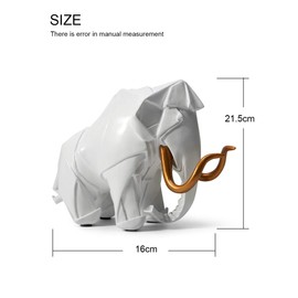 HAUCOZE Animal Figura Escultura Dinosaurio Estatua Regalo Modern Decorativa Interior Arte Resina Decoración del Hogar 22cm