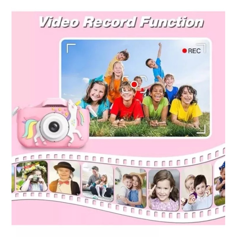Goopow Kids Camera Toys for 3-8 Year Old 32GB Unicorn