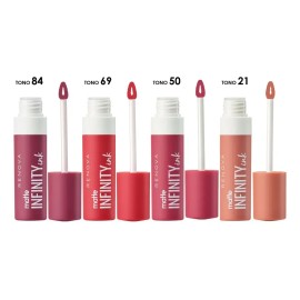 Renova | Kit 4 Labiales Liquido Matte Infinity Ink Color Gama 1
