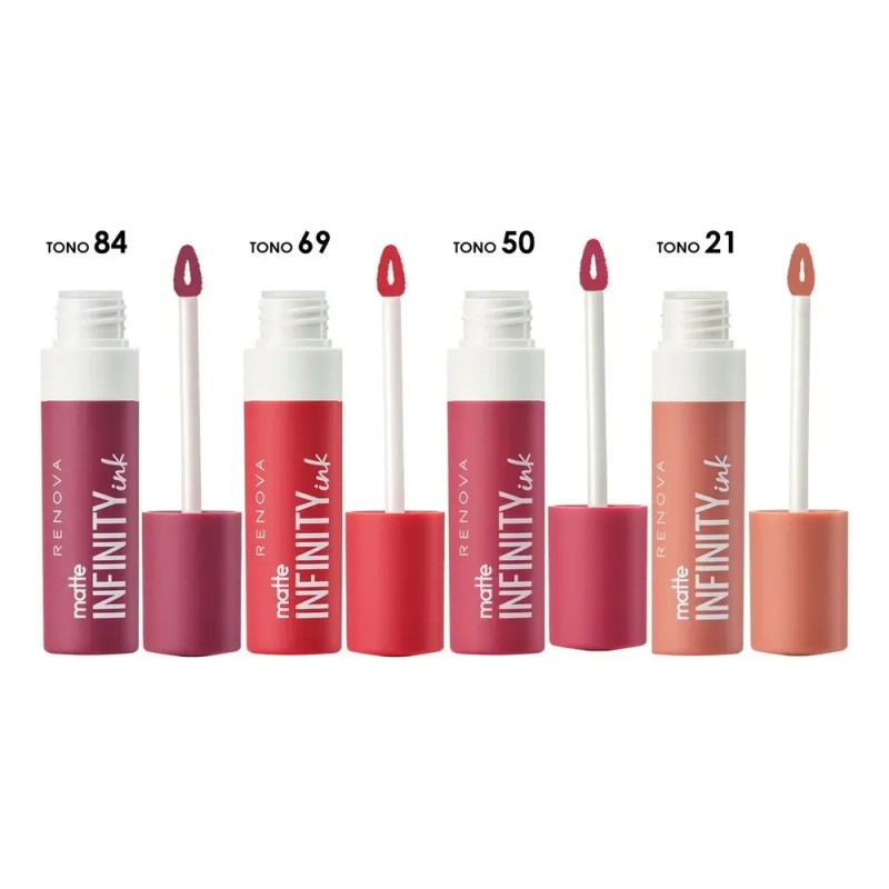 Renova | Kit 4 Labiales Liquido Matte Infinity Ink Color