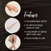 Ardell Nail Addict - Juego de uñas artificiales, latte