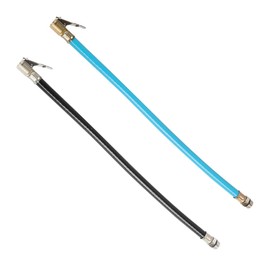CGEAMDY Pack of 2 Tyre Inflator Hose, Tyre Inflator Replacement Hose, Valve Extension, Air Hose Adapter, Inflation Pipes, Car Pneumatic Tyre Feed Pump Extension Hose, for Bicycle, Motorcycle, Car