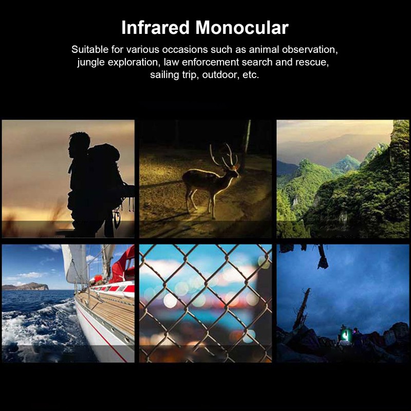 NV1000 Digital Night Vision Monocular Infrared Monoculars for Both Day